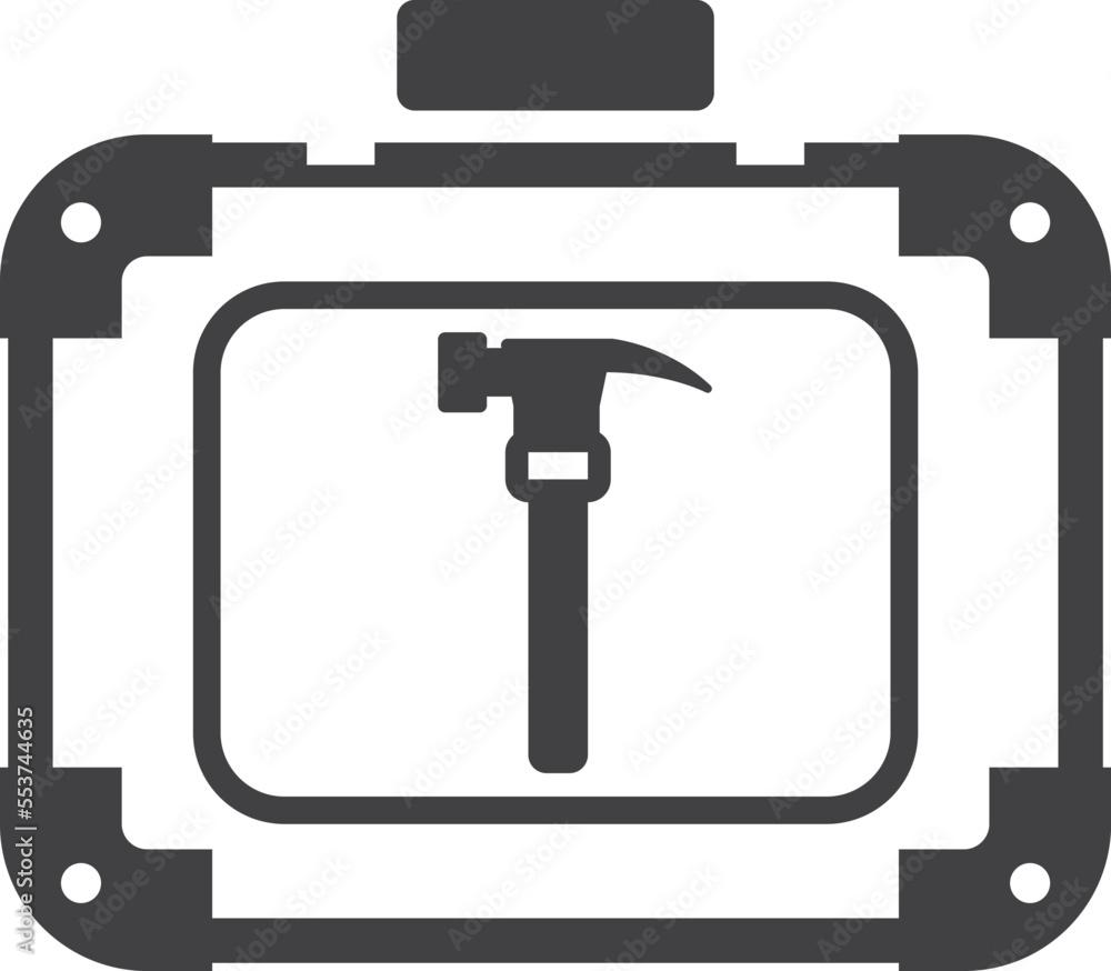 tool bag for mechanic illustration in minimal style tool bag for mechanic illustration in minimal style