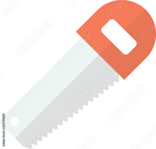 saw illustration in minimal style