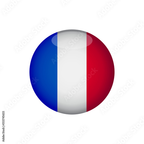 France flag icon vector design templates