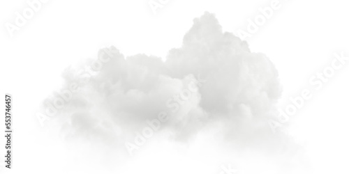 Cut out fluffy clouds floating 3d rendering png files