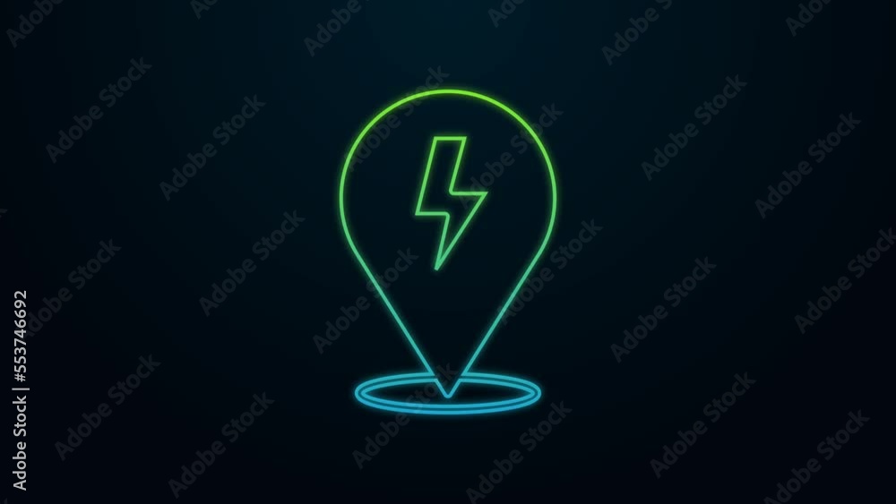 Glowing neon line Lightning bolt icon isolated on black background. Flash sign. Charge flash icon. Thunder bolt. Lighting strike. 4K Video motion graphic animation Glowing neon line Lightning bolt icon isolated on black background. Flash sign. Charge flash icon. Thunder bolt. Lighting strike. 4K Video motion graphic animation