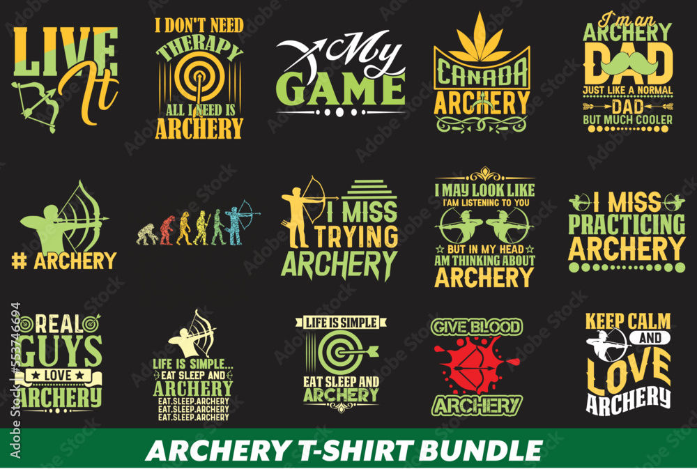 archery t-shirt bundle