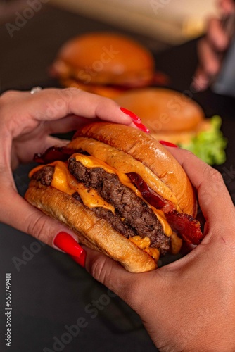 Burger atraente photo