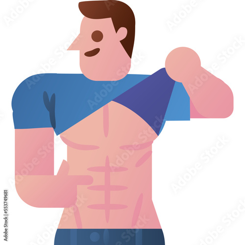 six pack illustration