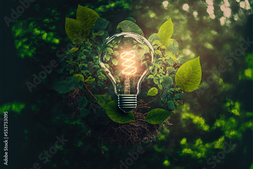 light bulb with background © Exuberation 