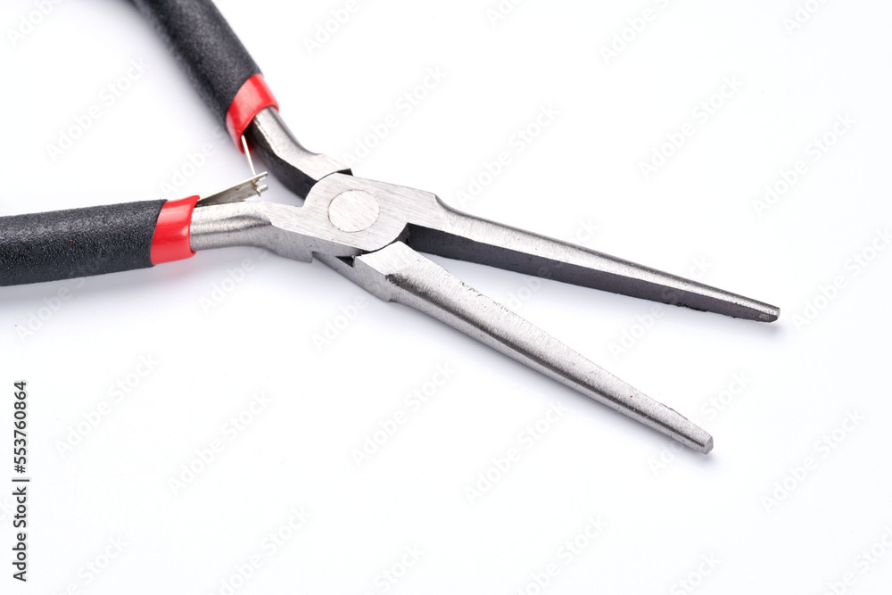pliers isolated on white background. Hand tool for repair, construction and maintenance pliers isolated on white background. Hand tool for repair, construction and maintenance