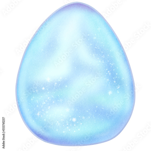 Photos Smooth moonstone isolated on transparent background