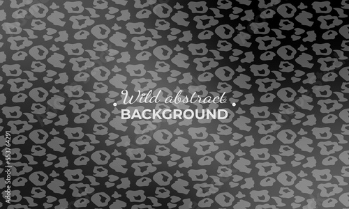 Animal print pattern background. Black Leopard pattern wallpaper. Leopard print texture background	