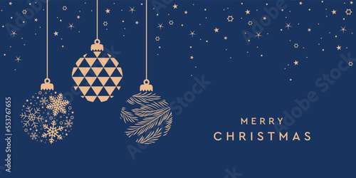 Obraz na płótnie christmas bauble decoration different pattern on glitter background