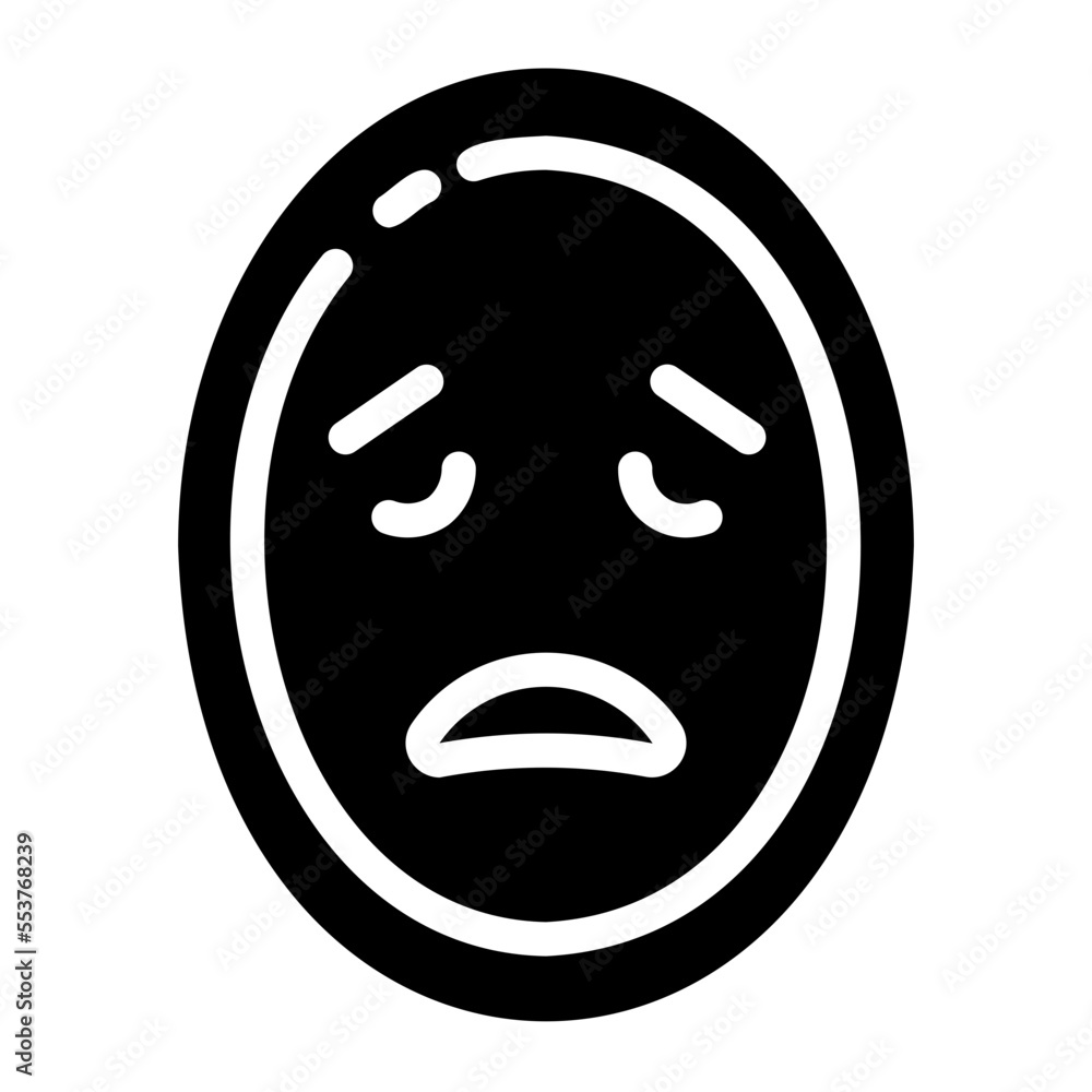 Fototapeta premium disappointed icon