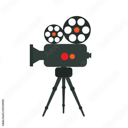 Video camera vector illustration.
