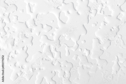 background of water drops at a white table