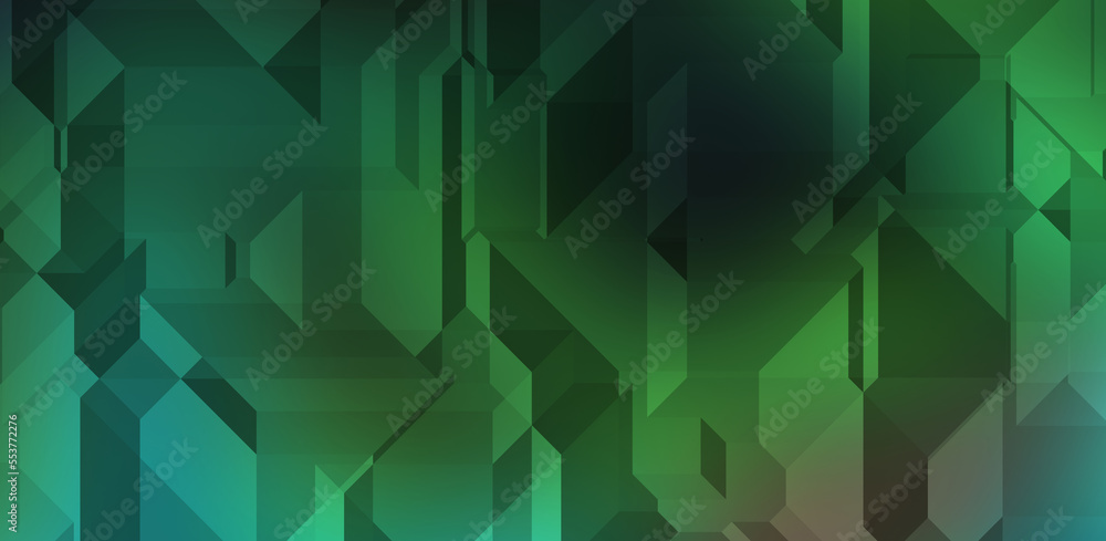 Fototapeta premium Polygonal background. Colorful wallpaper with geometric design. Digital 3d illustration.