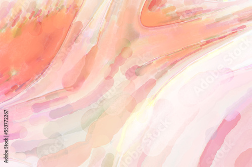 Watercolor abstract painting with pastel colors for poster, wall art, banner, card, book cover or packaging. Modern painting of soothing brush strokes resembling alcohol inks.