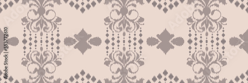 Ikat prints batik textile seamless pattern digital vector design for Print saree Kurti Borneo Fabric border brush symbols swatches stylish