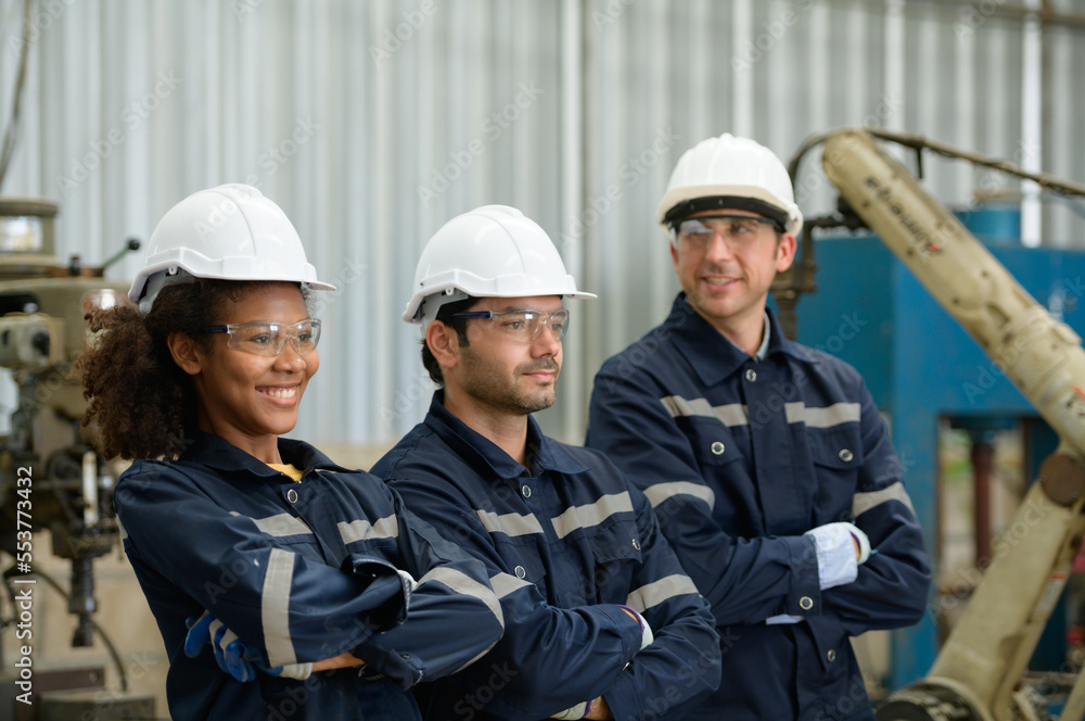 Group of emotional engineers who take pleasure in the achievement Group of emotional engineers who take pleasure in the achievement