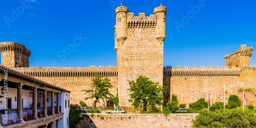 Parador Nacional de Turismo and Castle of Oropesa, Toledo, Castile-La Mancha, Spain, Europe photo