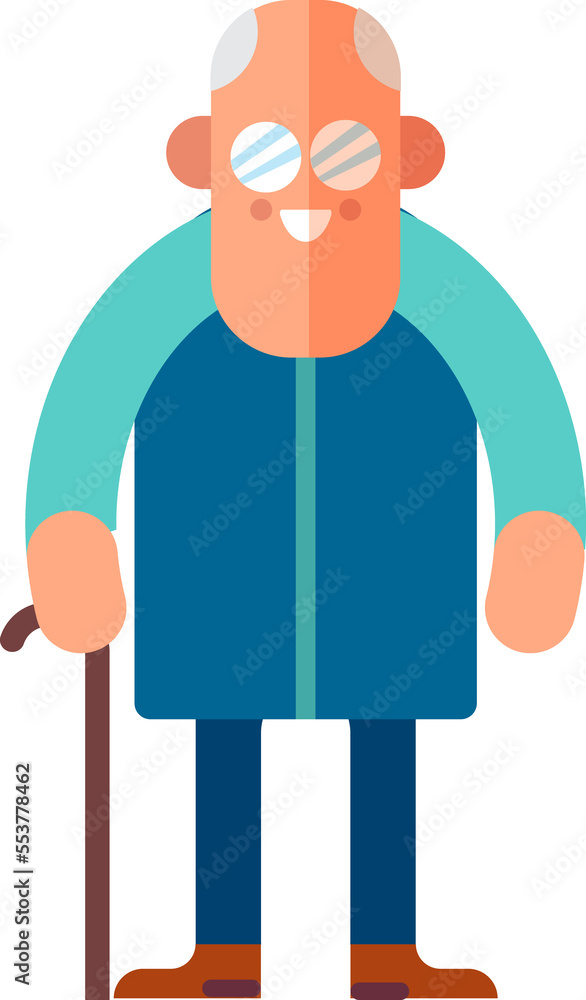 Man guy cute flat simple character Man guy cute flat simple character