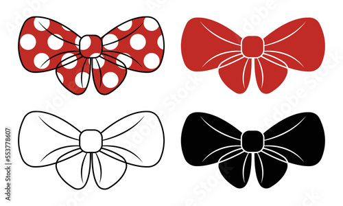 ribbon bow ,christmas bow tie