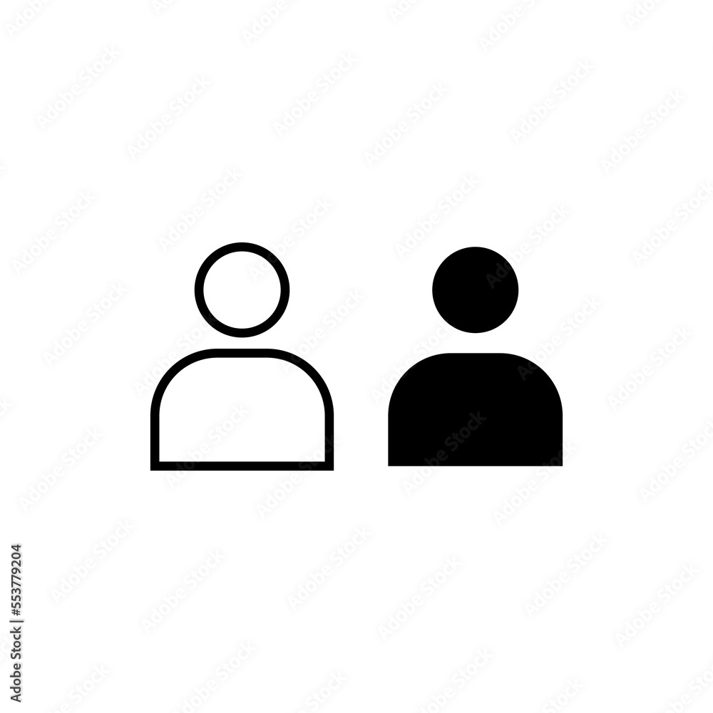 User icon Person icon symbol. User icon Person icon symbol.
