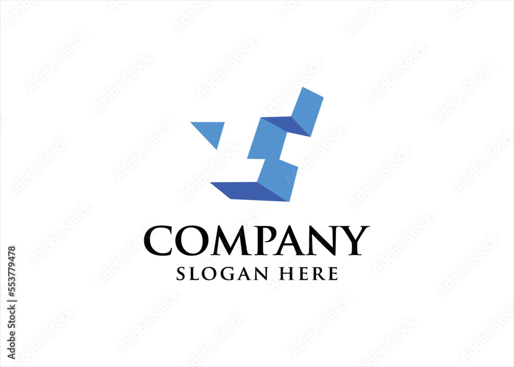 abstract Tc logo design 3d concept abstract Tc logo design 3d concept
