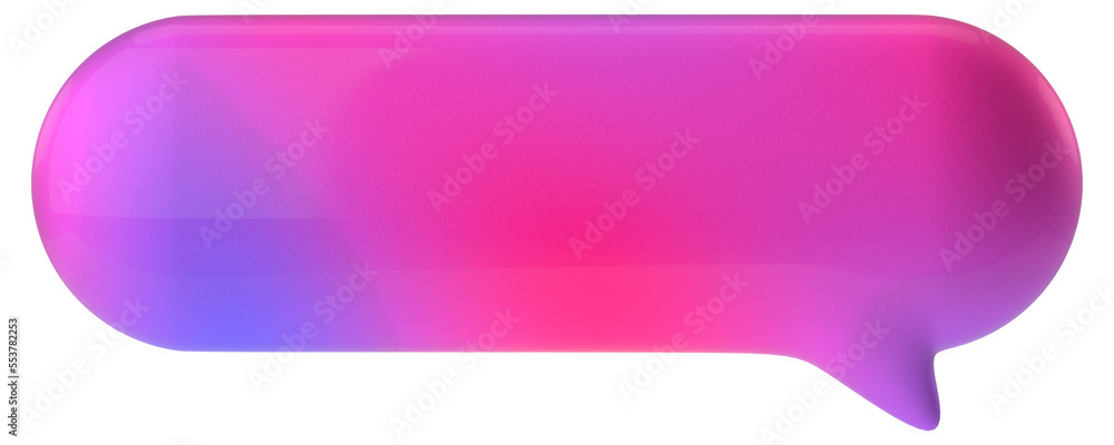 Speech bubble. Chat bubble. Text box. 3D illustration. Speech bubble. Chat bubble. Text box. 3D illustration.