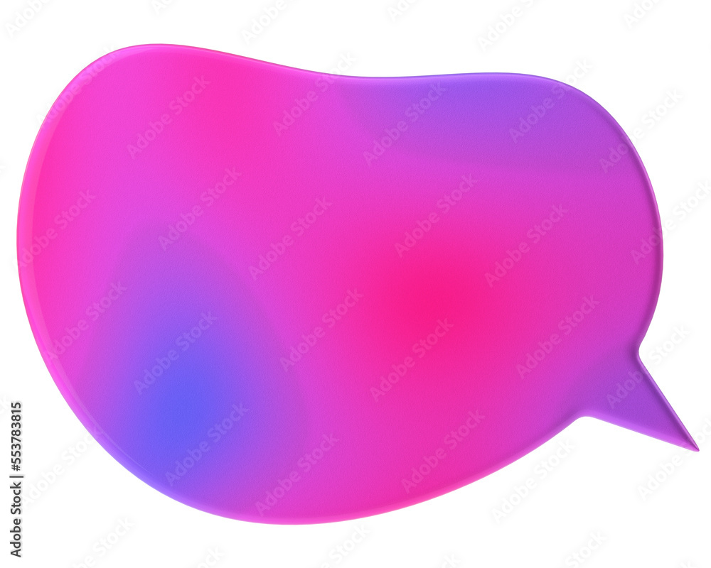 Speech bubble. Chat bubble. Text box. 3D illustration. Speech bubble. Chat bubble. Text box. 3D illustration.