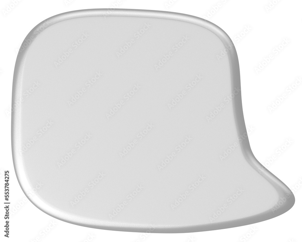 Speech bubble. Chat bubble. Text box. 3D illustration. Speech bubble. Chat bubble. Text box. 3D illustration.