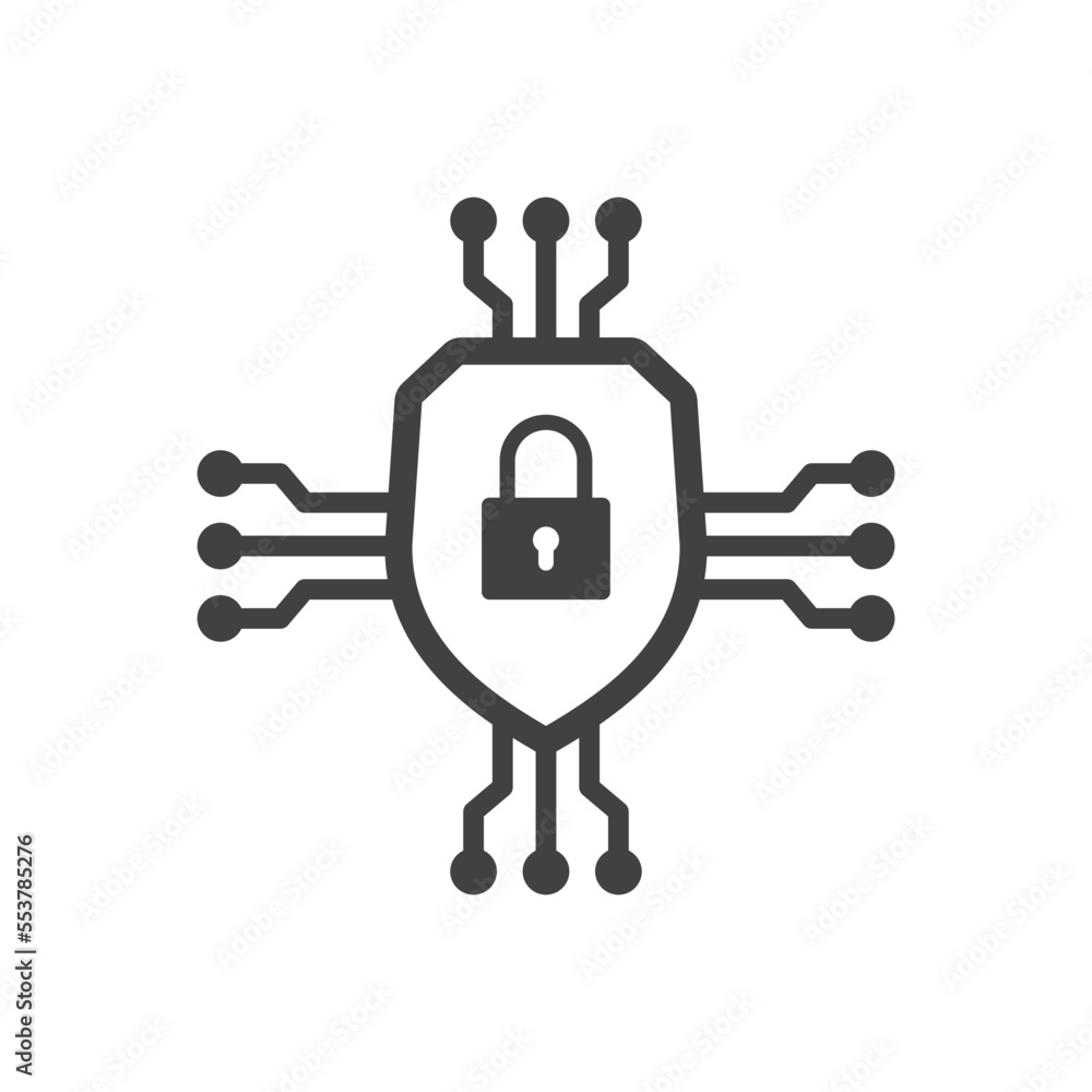 Cyber Security Icon - Data Protection Icon Cyber Security Icon - Data Protection Icon