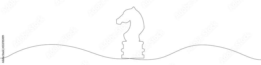 Chess piece horse vector. Horsy vector linear icon. The chess horse is drawn with a continuous line. A continuous line in the shape of a chess horse. Outline horse vector. Chess piece horse vector. Horsy vector linear icon. The chess horse is drawn with a continuous line. A continuous line in the shape of a chess horse. Outline horse vector.