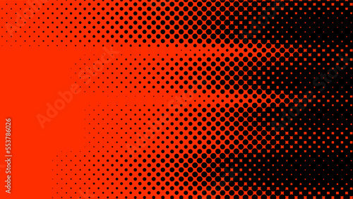 Halftone background vector, abstract backdrop design with two tone pattern and copy space for edit your content