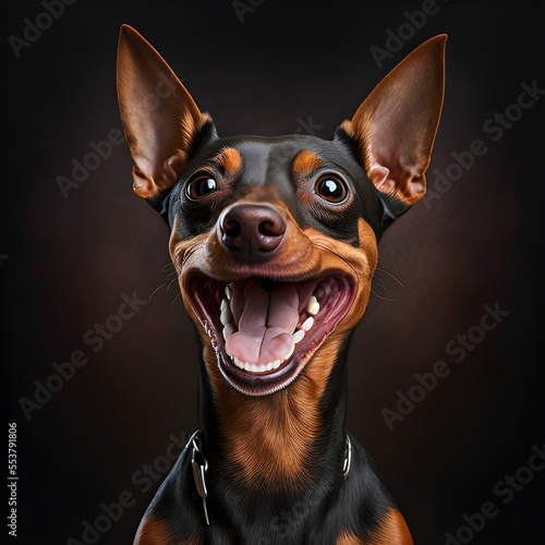 Miniature pinscher dog photography photo