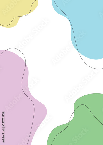 Abstract creative background in minimal modern style with copy space for text