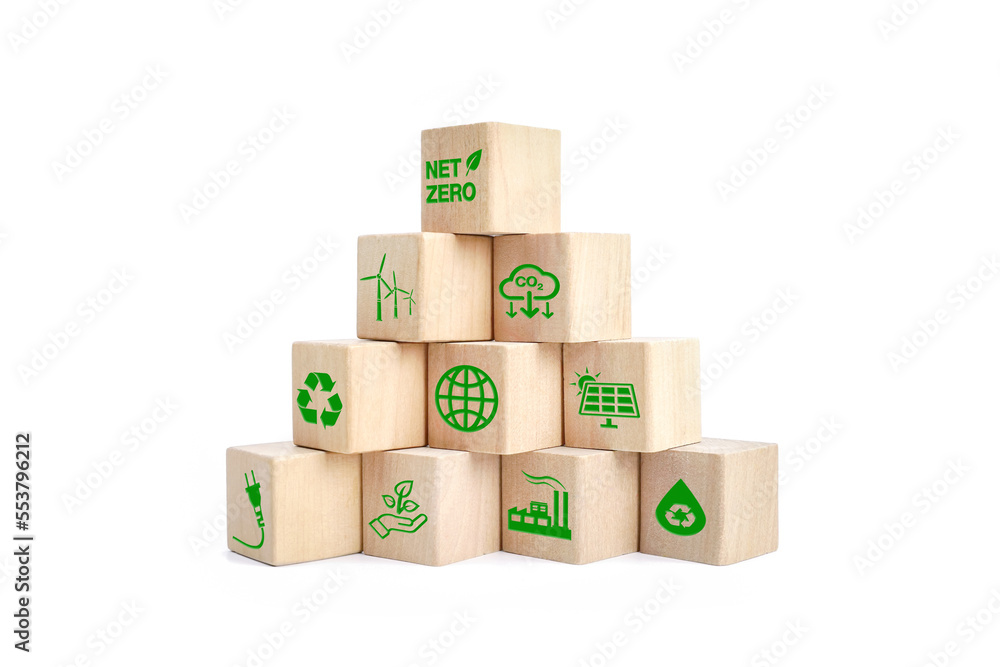 Net Zero Greenhouse Gas Emi Net Zero And Carbon Neutral Concept Net