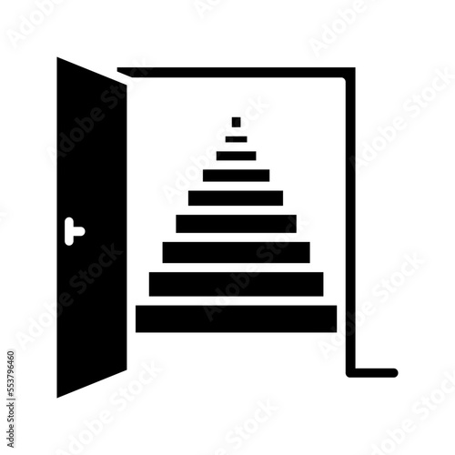 stair icon flat trendy popular simple