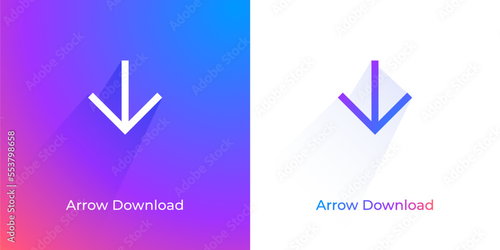 Arrow vector icon for web, UI UX, IOS, App