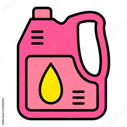 Oil Canister Filled Line Icon