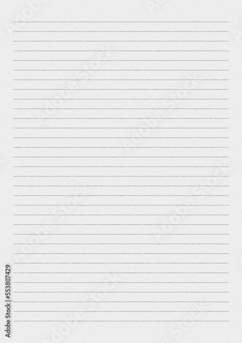 white paper with lines. notepad blank sheet