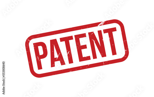 Patent Rubber Stamp Seal Vector