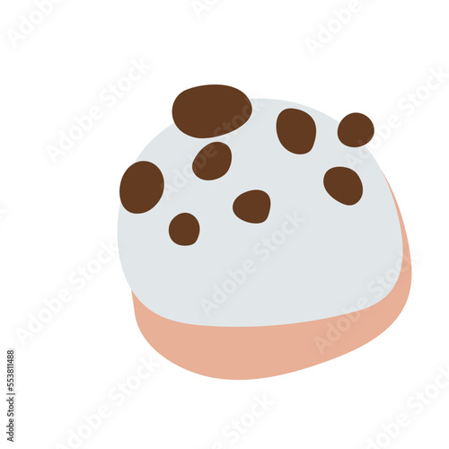 Christmas cookie vector clip art.