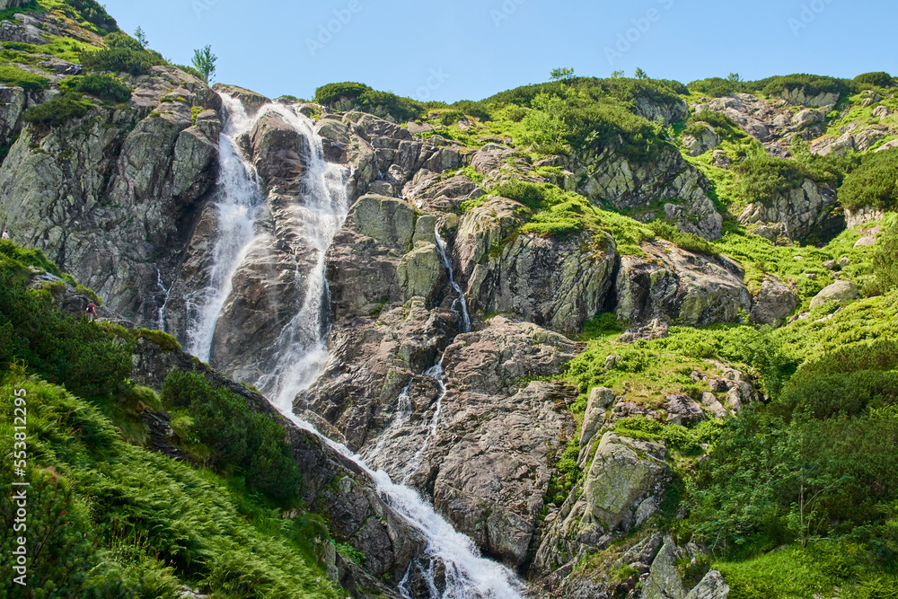Obraz premium Beautiful mountain landscape. Polish mountains. Summer in the mountains.