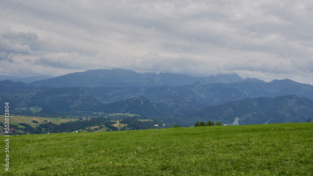 Beautiful mountain landscape. Polish mountains. Summer in the mountains. Beautiful mountain landscape. Polish mountains. Summer in the mountains.