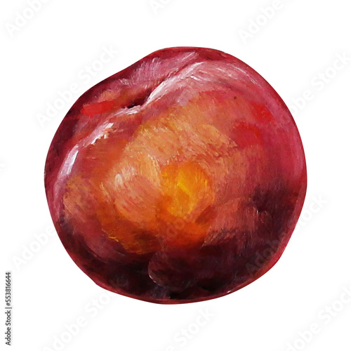 peach painting