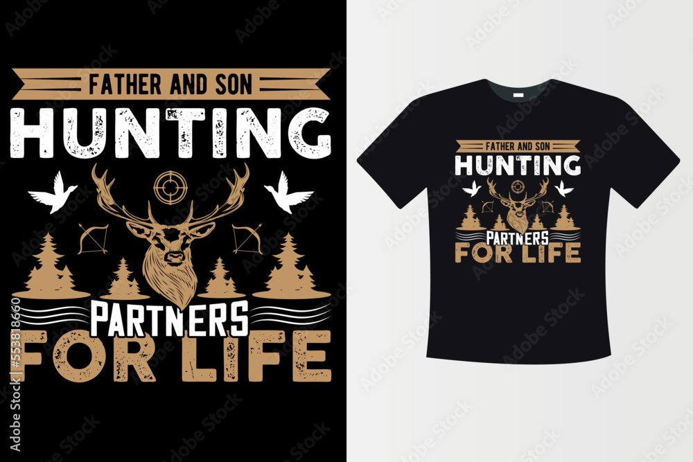 Hunting T-shirt Design Hunting T-shirt Design