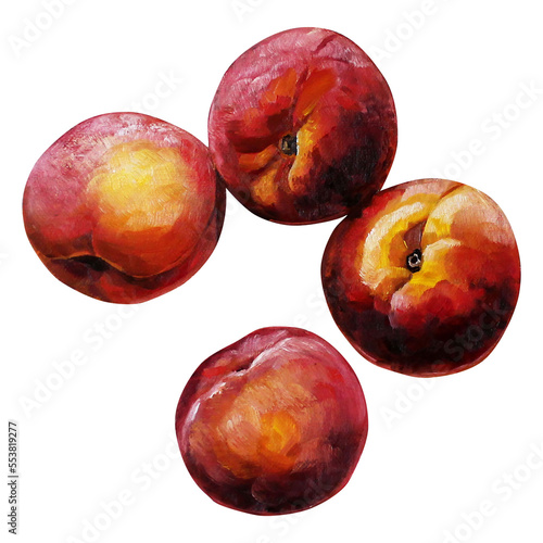 peach painting