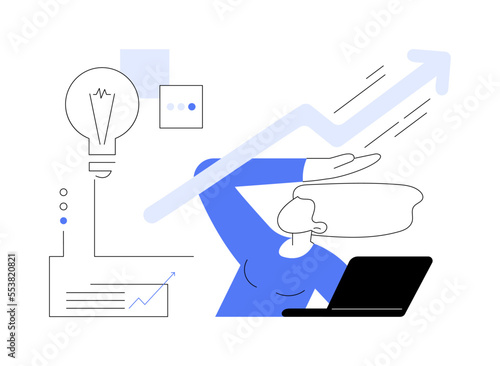 Crisis management abstract concept vector illustration.