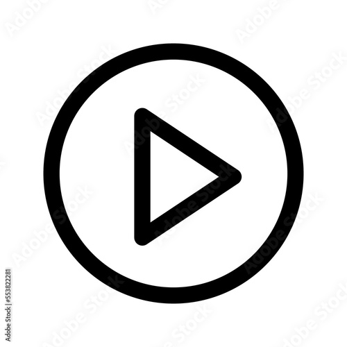 Free Download Modern flat design of play icon or video audio file for web - GFXLoad