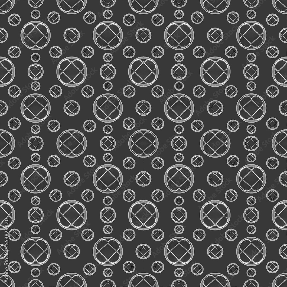 Geometric circles motif seamles pattern Geometric circles motif seamles pattern
