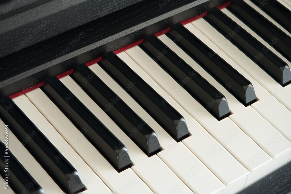 piano keyboard fragment, classical music piano keyboard fragment, classical music