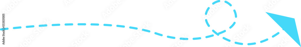 Dashed line arrow Dashed line arrow